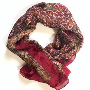 100% silk scarf handmade